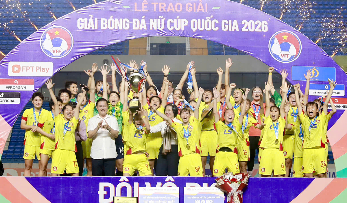 JUN88 cược bóng đá: TP HCM lần thứ 5 vô địch Cup Quốc gia nữ - hình ảnh - jun88go.vip