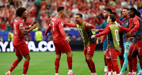 Bồ Đào Nha đáp trả Henry đầy ấn tượng: Ronaldo ghi bàn, tập thể bùng nổ - hình ảnh - jun88go.vip Bồ Đào Nha đáp trả Henry đầy ấn tượng: Ronaldo ghi bàn, tập thể bùng nổ - hình ảnh - jun88go.vip