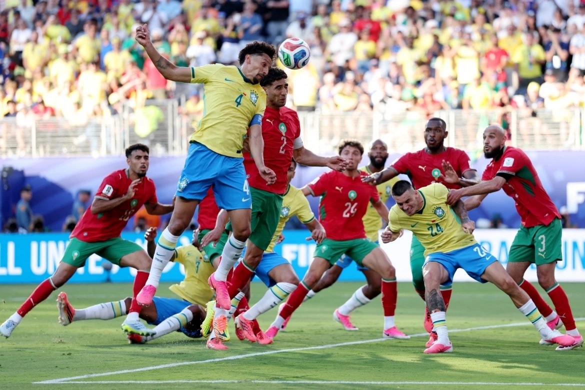 JUN88 chính thức: Brazil hòa kịch tính Morocco, Vinicius Junior lập siêu phẩm - hình ảnh - jun88go.vip