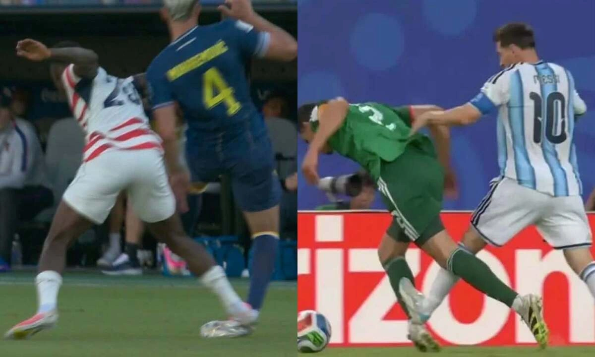 Messi bị réo tên khi tiền đạo Mỹ nhận thẻ đỏ ở World Cup - hình ảnh - jun88go.vip